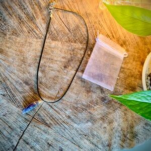 Elegant Genuine Raw Amethyst Pendant Necklace